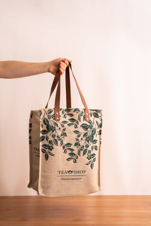 Bolsa de Juta Camellia Sinensis - Tea Shop Brasil