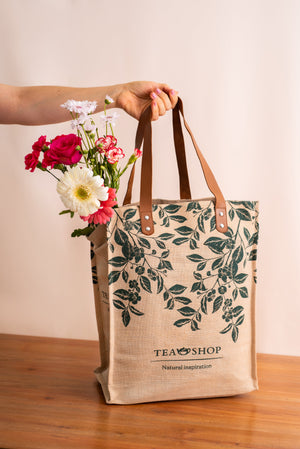 Bolsa de Juta Camellia Sinensis - Tea Shop Brasil