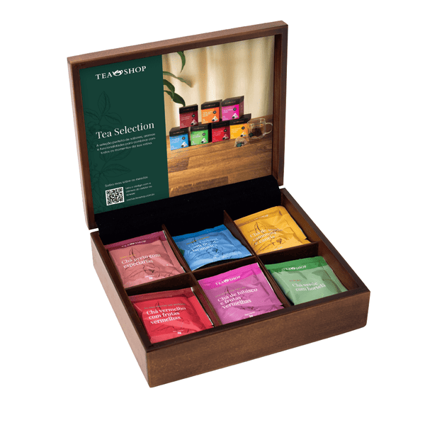 Caixa de Madeira - Tea Selection - Tea Shop Brasil