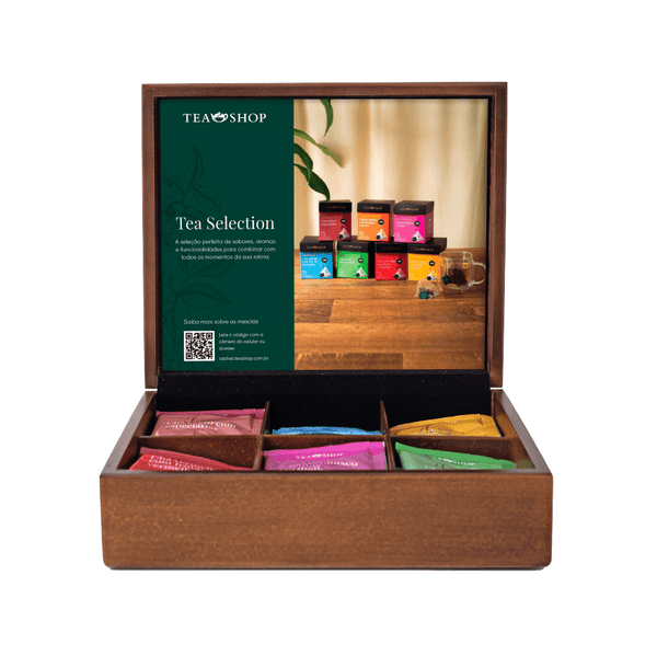 Caixa de Madeira - Tea Selection - Tea Shop Brasil