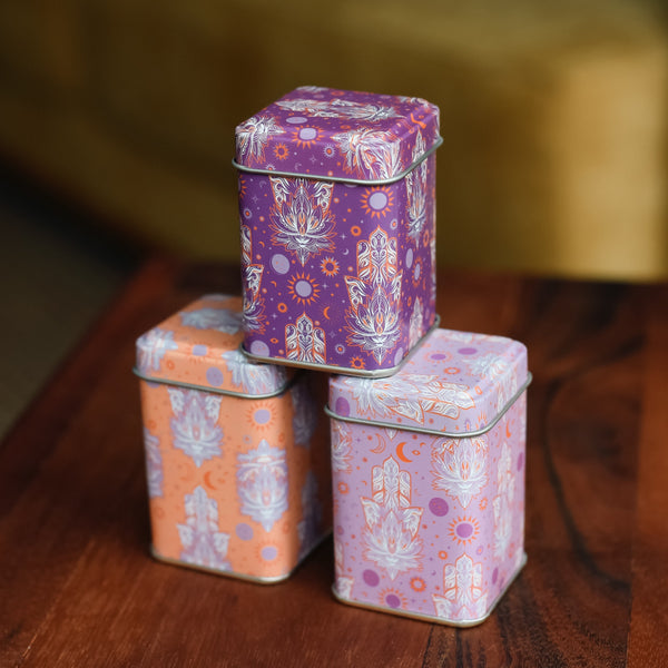 Minitin Hamsa Pink com Chá Vermelho Red Cúrcuma Latte - Tea Shop Brasil