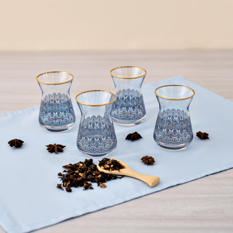 Set copos turcos Turkish Glasses Arabia - Tea Shop - Tea Shop Brasil