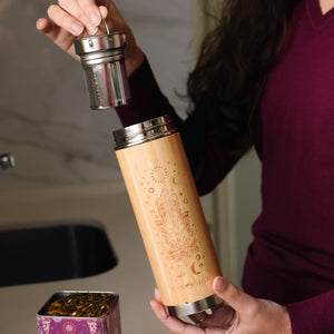 Travel Tea Bamboo Hamsa - Tea Shop Brasil