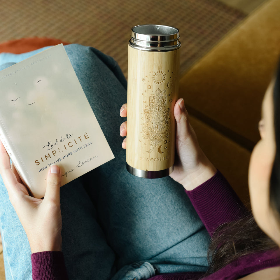 Travel Tea Bamboo Hamsa - Tea Shop Brasil