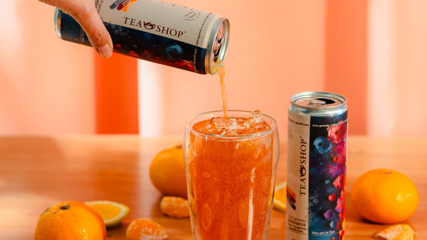 Descubra o novo Chá Rooibos Gaseificado com Tangerina - Tea Shop