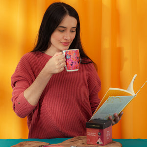 Caneca de Porcelana Mug Harmony Saffrom Bloom - Tea Shop