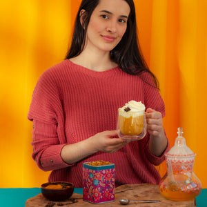 Bule Arabic Paisley - Tea Shop