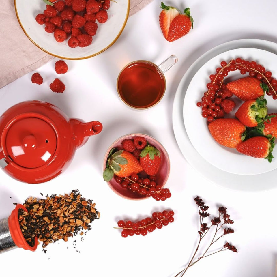 Chá Vermelho Strawberry Cream - Tea Shop