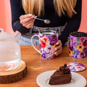 Mug Super Jumbo Viola Flower