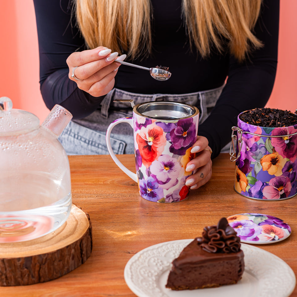 Mug Super Jumbo Viola Flower