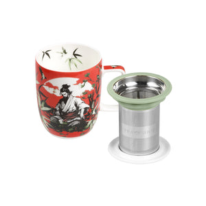 Caneca de Porcelana Mug Harmony Samurai - Tea Shop
