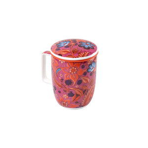 Caneca de Porcelana Mug Harmony Saffrom Bloom - Tea Shop