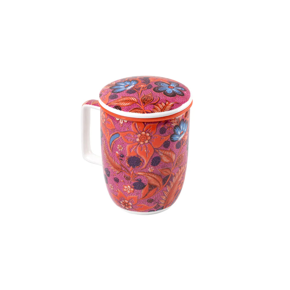 Caneca de Porcelana Mug Harmony Saffrom Bloom - Tea Shop