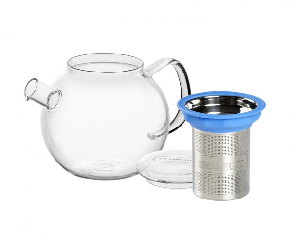 Bule de Vidro All In One Teapot Bubble Azul 800ml - Tea Shop