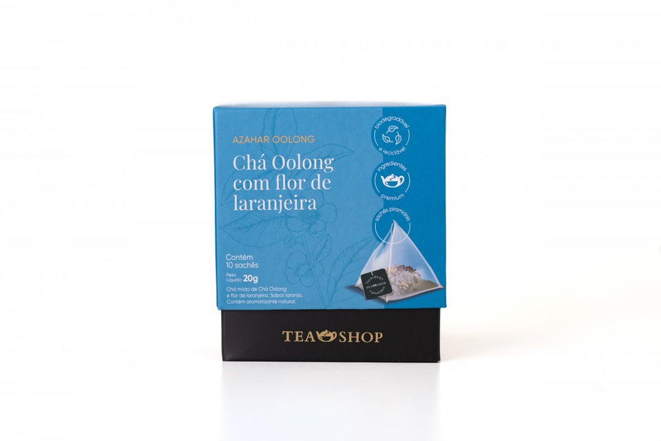Azahar Oolong - Caixa Sachês Piramidais (10 Saches) - Tea Shop Brasil