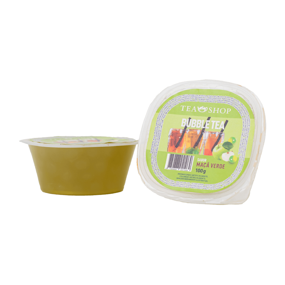 Bubble Tea Maça Verde - 100g - Tea Shop Brasil