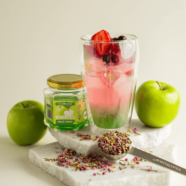 Bubble Tea - Maça Verde - Tea Shop Brasil