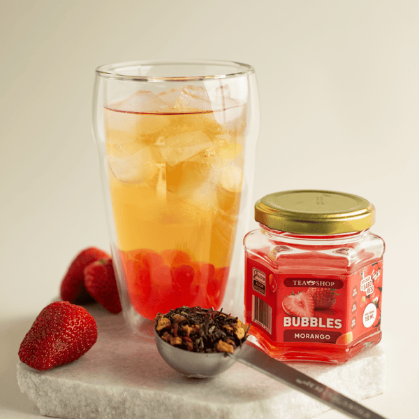 Bubble Tea - Morango - Tea Shop Brasil