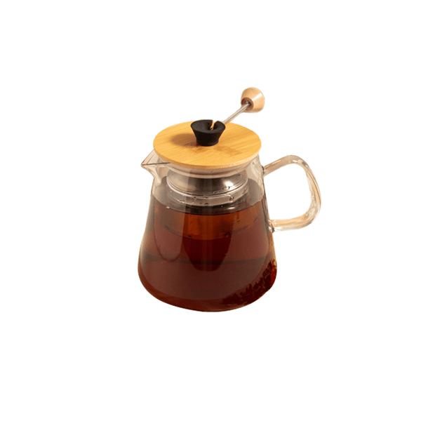Bule Com Infusor e Tampa de Bambu - Tea Shop Brasil