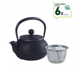Bule de ferro artesanal estilo japonês Senbiki - Tea Shop - Tea Shop Brasil