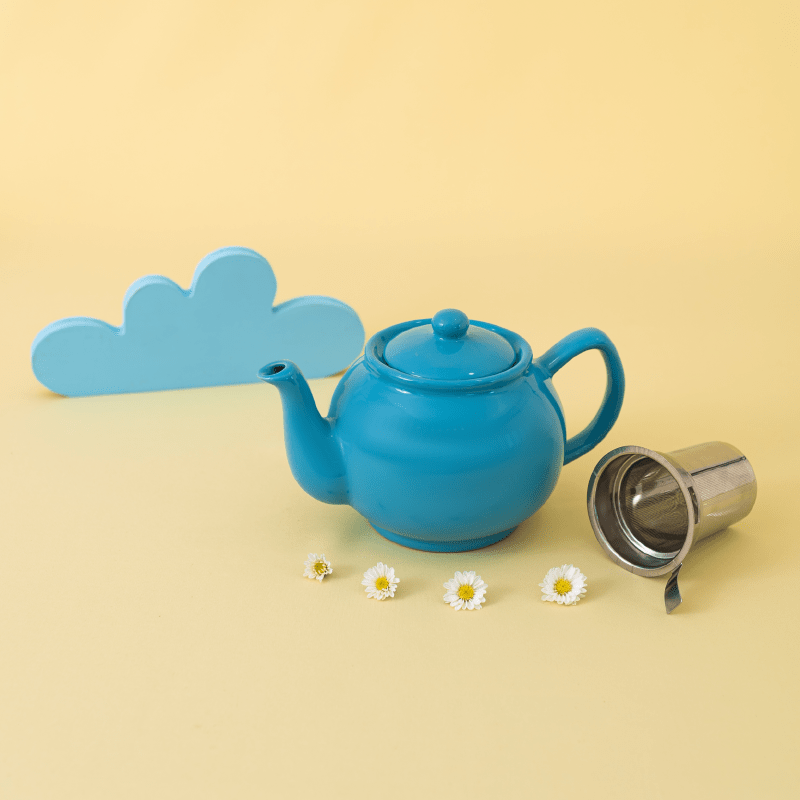 Bule de Porcelana Bright Blue Sky 1,1L - Tea Shop - Tea Shop Brasil