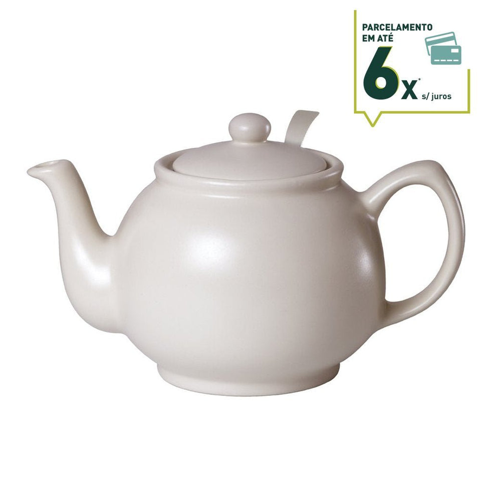 Bule de Porcelana Bright Ivory 1,1L - Tea Shop - Tea Shop Brasil