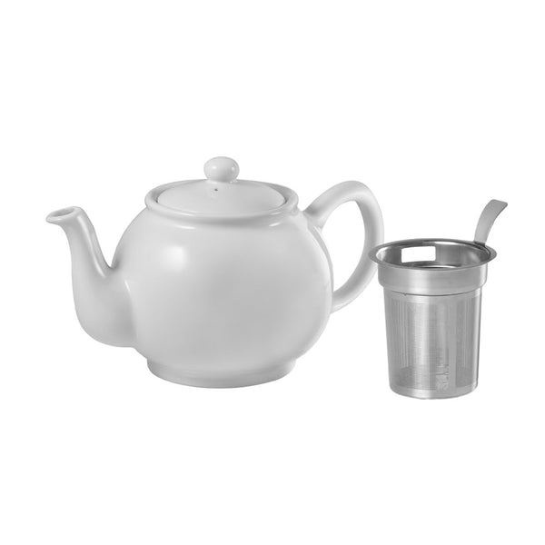 Bule de Porcelana Bright White 1,1L - Tea Shop