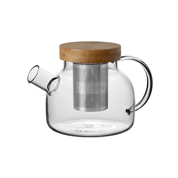 Bule de Vidro All In One Teapot Bamboo - Tea Shop Brasil