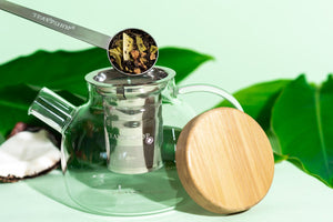 Bule de Vidro All In One Teapot Bamboo 1L - Tea Shop