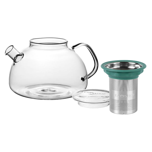 Bule de Vidro All In One Teapot Basil - Tea Shop Brasil