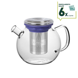 Bule de Vidro All In One Teapot Mallow 800ml - Tea Shop