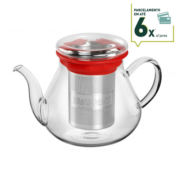 Bule de Vidro All In One Teapot Pretty 500ml - Tea Shop