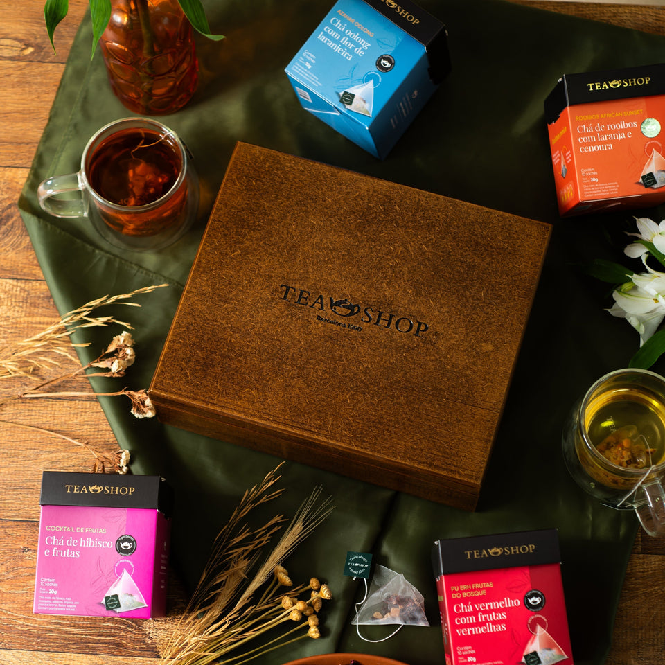 Caixa de Madeira - Tea Selection - Tea Shop Brasil