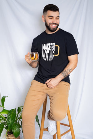 Camiseta Make Tea Not War - Tea Shop Brasil