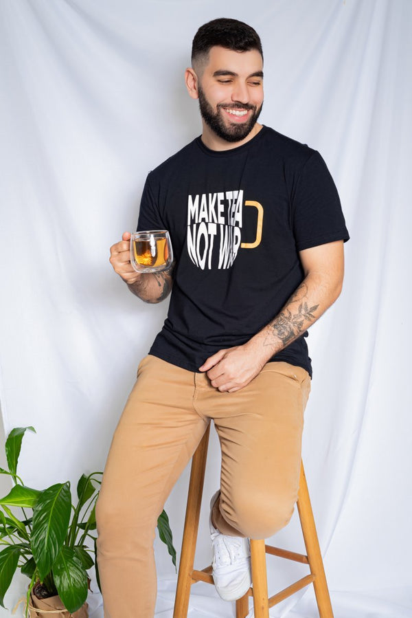 Camiseta Make Tea Not War - Tea Shop Brasil