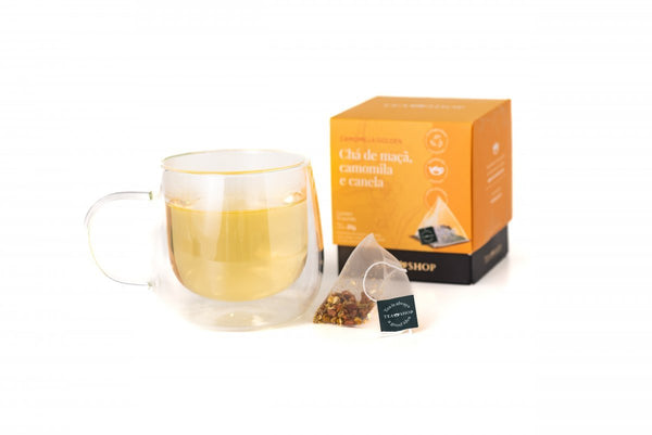 Camomila Golden - Caixa Sachês Piramidais (10 Saches) - Tea Shop Brasil