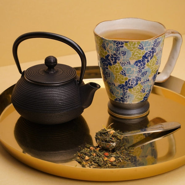 Caneca de Porcelana Japonesa Mug Uki Ayaka Blue - Tea Shop - Tea Shop Brasil