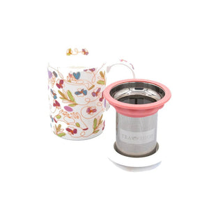 Caneca de Porcelana Mug Classic Fil Rouge - Tea Shop - Tea Shop Brasil