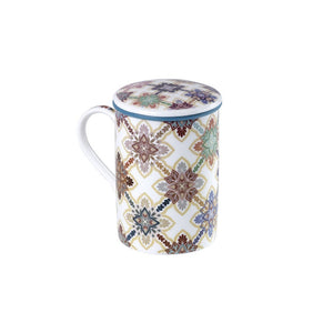 Caneca de Porcelana Mug Classic Mosaico - Tea Shop - Tea Shop Brasil