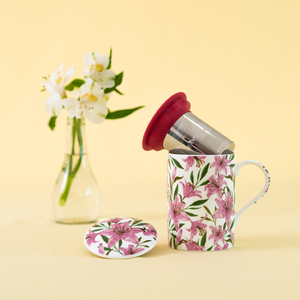 Caneca de Porcelana Mug Classic Rosée - Tea Shop