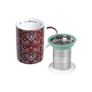 Caneca de Porcelana Mug Classic Royal Peacock - Tea Shop - Tea Shop Brasil
