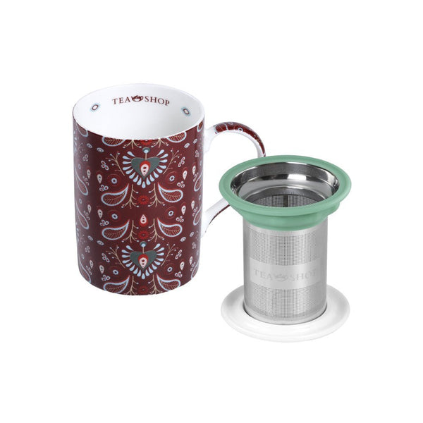 Caneca de Porcelana Mug Classic Royal Peacock - Tea Shop - Tea Shop Brasil