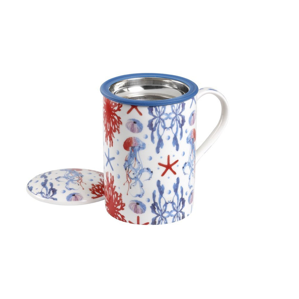 Caneca de Porcelana Mug Classic Undersea - Tea Shop Brasil