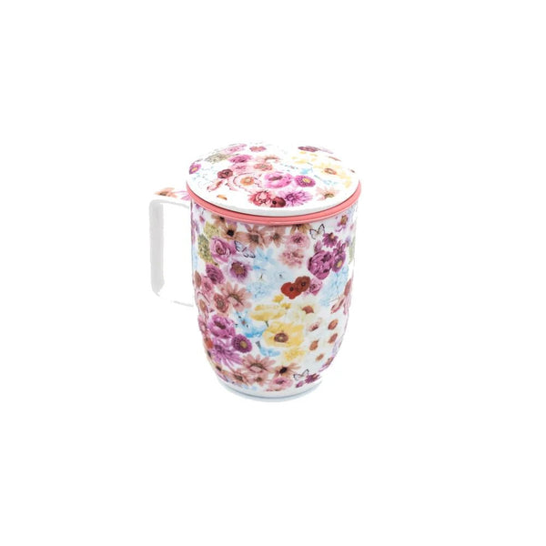 Caneca de Porcelana Mug Harmony Botanic - Tea Shop - Tea Shop Brasil