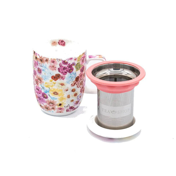 Caneca de Porcelana Mug Harmony Botanic - Tea Shop - Tea Shop Brasil