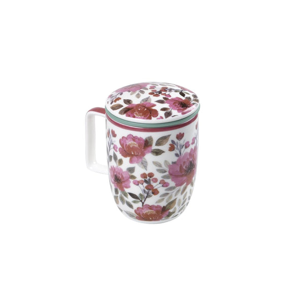 Caneca de Porcelana Mug Harmony English Rose - Tea Shop