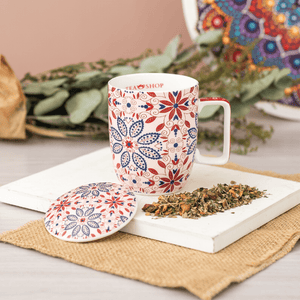 Caneca de Porcelana Mug Harmony Fiore - Tea Shop - Tea Shop Brasil