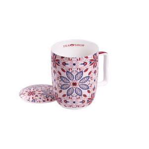 Caneca de Porcelana Mug Harmony Fiore - Tea Shop