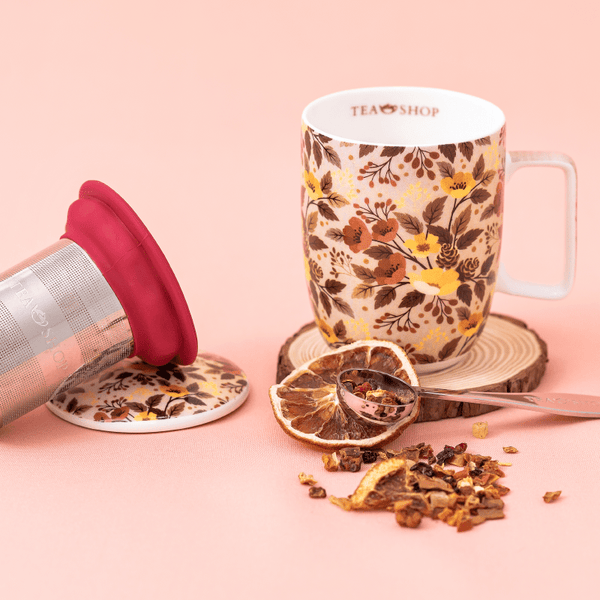 Caneca de Porcelana Mug Harmony Jeanne - Tea Shop - Tea Shop Brasil