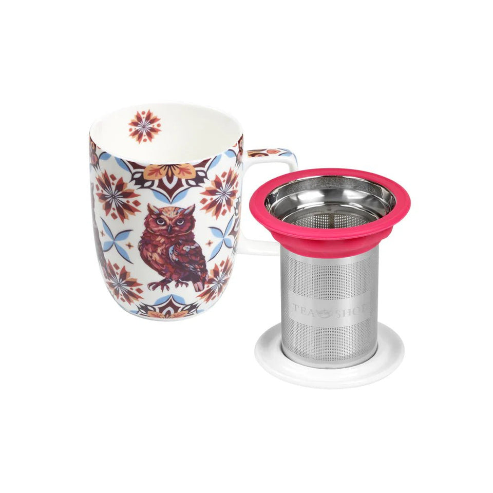 Caneca de Porcelana Mug Harmony Mystic Feathers - Tea Shop - Tea Shop Brasil